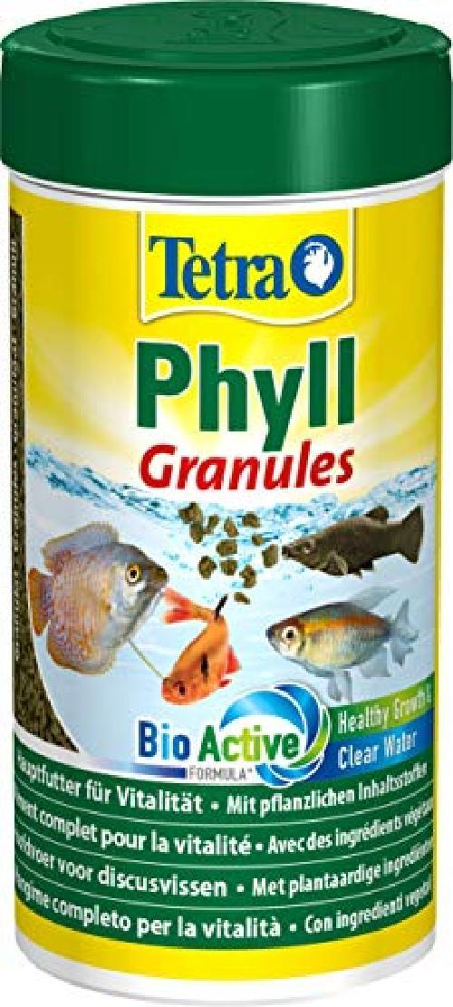 Tetra Phyll Granules Mangime completo per la vitalità, con ingredienti vegetali,
