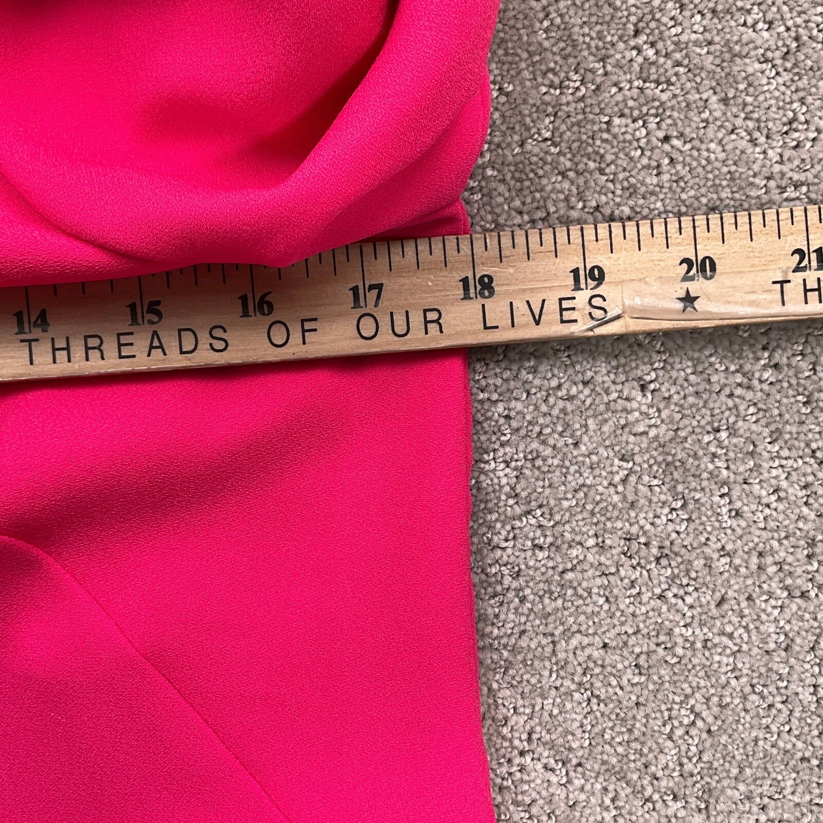 Abito Kate Spade donna 4 tubino rosa volant festa cocktail carriera formale