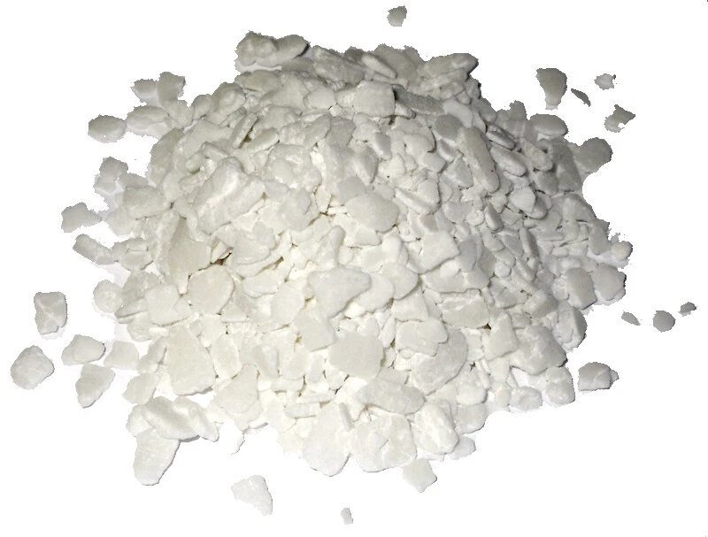 Chlorure de calcium, Agent de déglaçage, flocons blancs, 100g-25kg - Photo 1/1