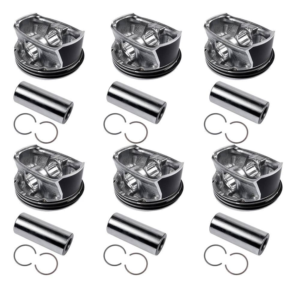 6Pcs Pistons Kit For Jeep VW Chrysler Dodge Ram 1500 3.6L V6 2011-2018 5184347AG - Image 4 of 4