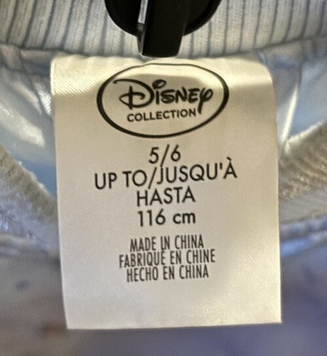 Disney’s Satin “Frozen” Bomber Style Jacket Bubble Gum Blue Sz Small 5/6 - Picture 10 of 10