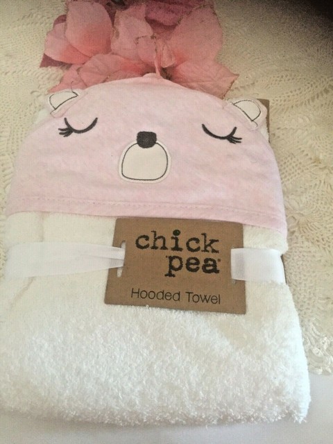 chick pea hooded towel