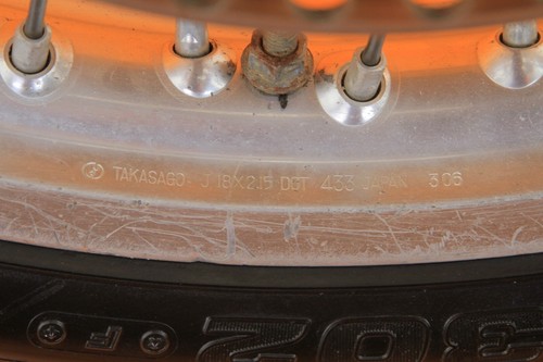 06-07 2006 TC450 TC 450 Front Rear Wheels Complete Wheel Set Hub Rim Assembly - Picture 7 of 23