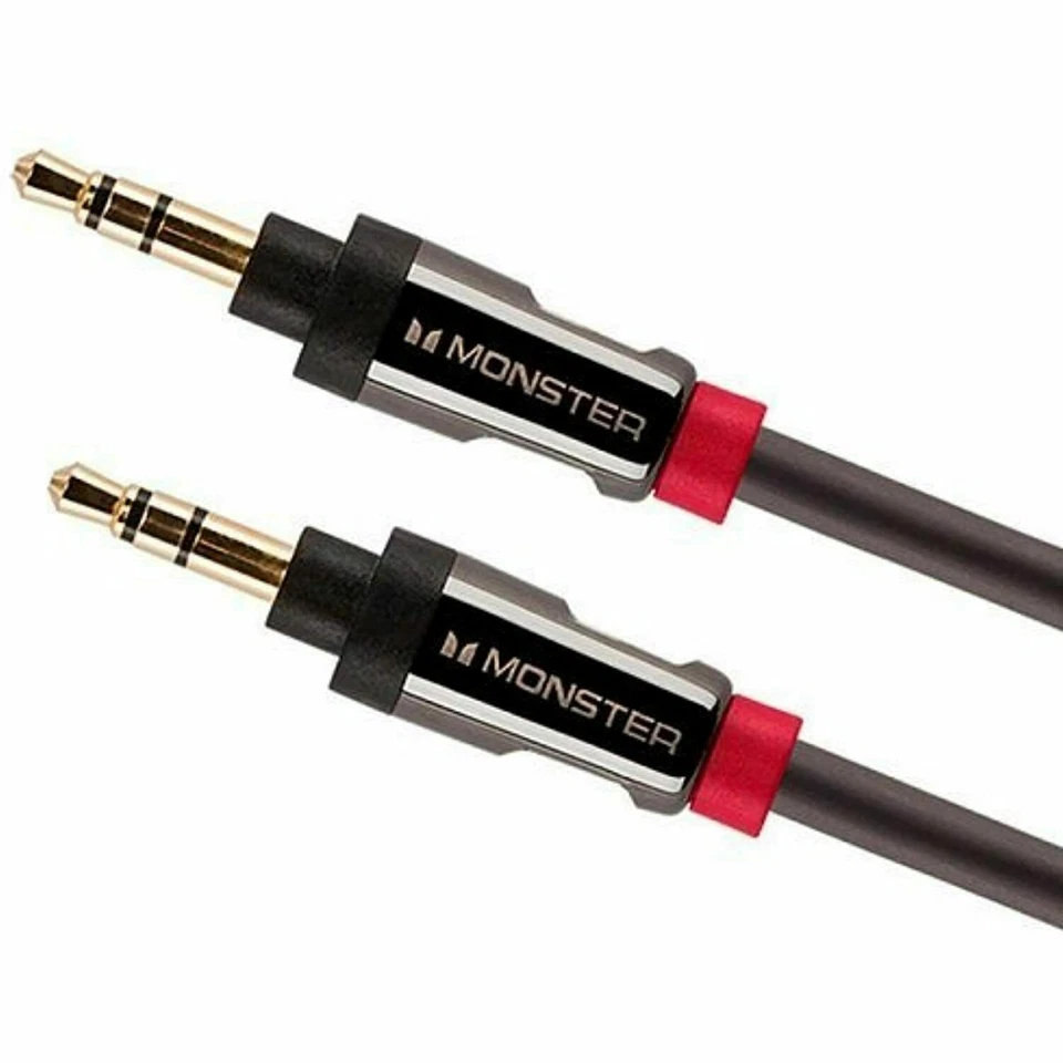 20FT Monster iCable 800 AUX Cable 3.5mm Jack to 3.5mm Jack