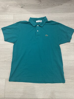 Lacoste Men's Polo Shirt Green Classic Fit XL | eBay