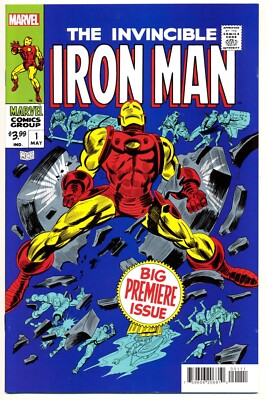 #ad #ad IRON MAN #1 NM Facsimile Edition Marvel Comics 2023 $4.99
