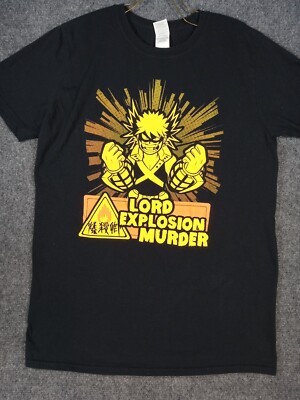 My Hero Academia Katsuki Bakugo M Lord Explosion Murder T-Shirt Men medium 1249