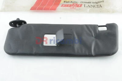 Left Black Leather Sun Visor Flap FIAT Auto Classic FIAT 7563101 - Image 1 of 3