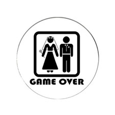 Married/Marriage - Game Over Novelty Golf Ball Marker Novelty Gift