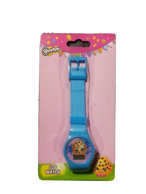 SHOPKINS COOKIE KID LCD DIGITAL BLUE WATCHES 100% ORIGINAL LICENSED
