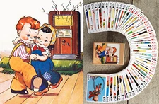 Playing Cards (Poker Deck 54 Cards) CUTE CHIDREN Vintage Dinah Cartoons 141