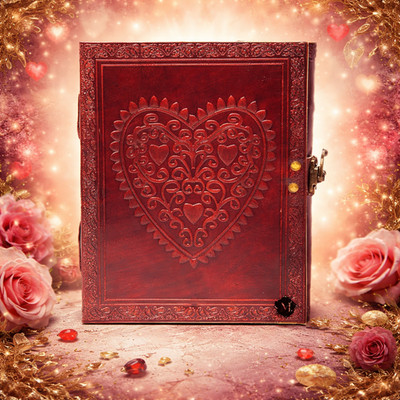 Leather Journal Handmade8x6Vintage Diary Notebook Single Lock 200 Blank Page