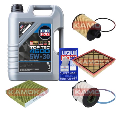 MAHLE PACCHETTO ISPEZIONE 6 L Liqui Moly Longlife III 5W-30 per Hyundai