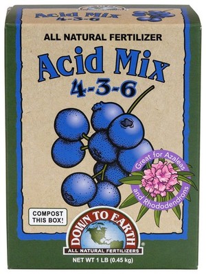 Organic Acid Mix - Plant Food for Blueberries, Raspberries, Azaleas and Rhodo...
