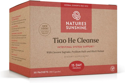 Nature s Sunshine Tiao He Herbal Cleanse, Colon & Liver Detox with Herbs