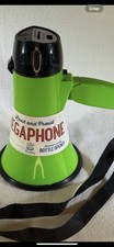 Wembley Loud  Proud Green Megaphone w/ Siren  Bottle Opener