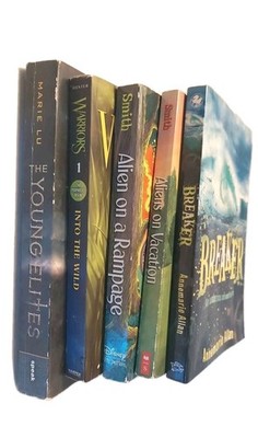 Youth Books Lot Of 5 Various Adventure Books, Paperback...see Pictures 