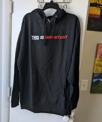 #ad #ad This Is Important Podcast Workaholics Black Hoodie Size XL Men#x27;s $40.00