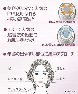 Panasonic EH-SR72-S RF Radio Wave Facial Beautifying Device