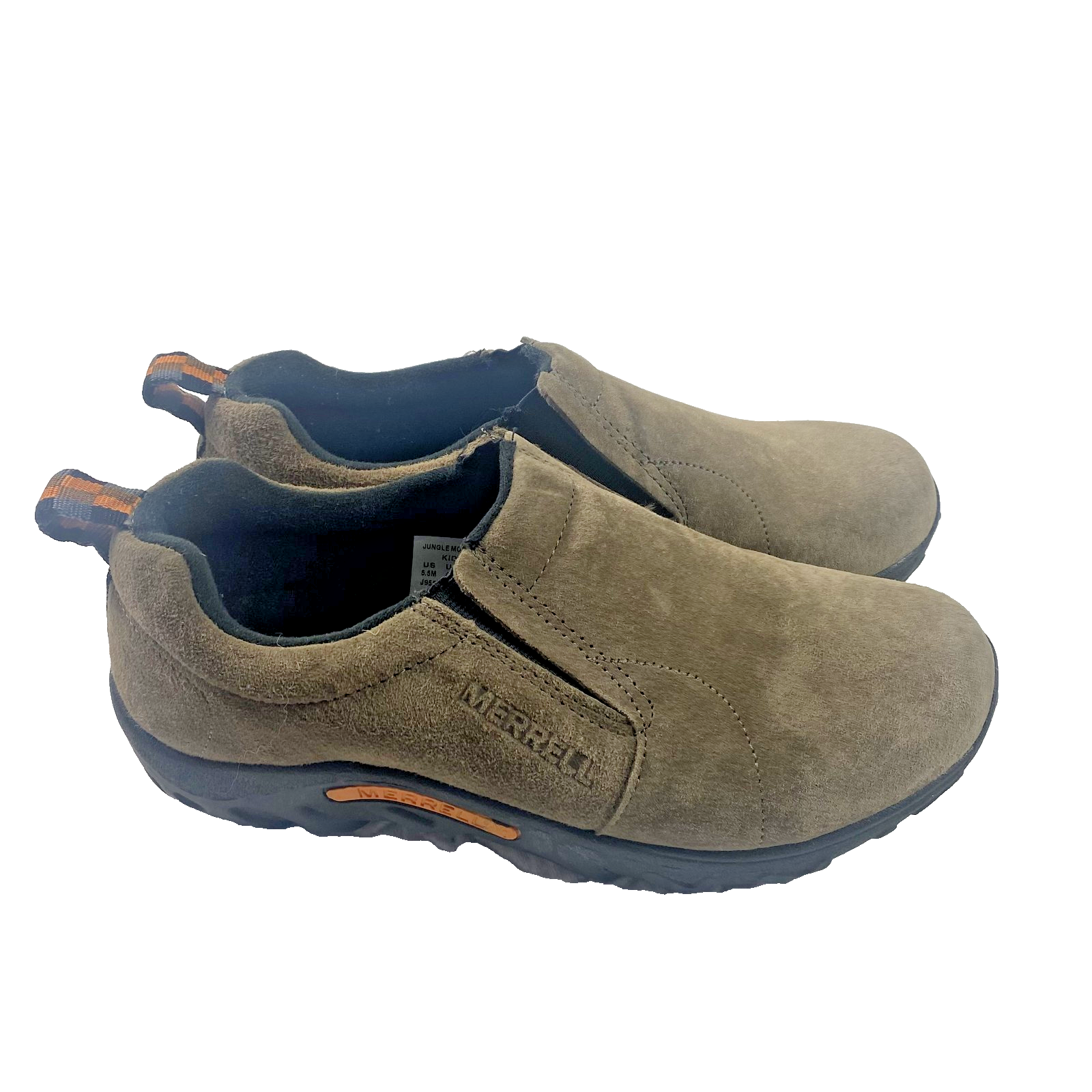 Scarpe Merrell Jungle Moc bambini taglia 5 5 M scamosciate slip on outdoor comode escursionismo