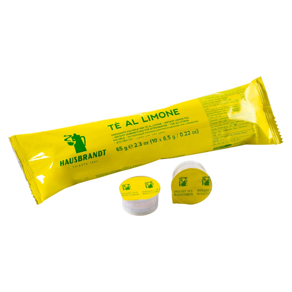 50 Capsule Tè Al Limone Hausbrandt ® Originali per Guzzini / Bofrost Thè *