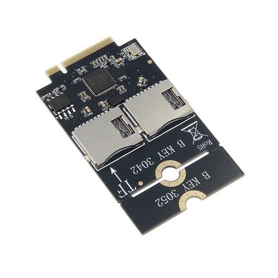 M.2 B-KEY toT Dual TF Adapter Board M.2 B key 4G Network Card To Type-C USB3.0