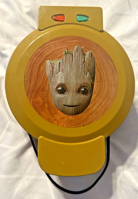 DISNEY GUARDIANS OF THE GALAXY GROOT WAFFLE MAKER MARVEL AVENGERS