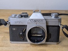 Canon FTb QL Silver Body Only 35mm SLR Film Camera Ships Fast  