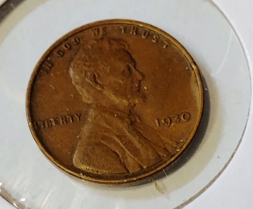1930 P Lincoln Wheat Cent, Penny, in Fine Condition