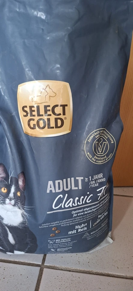 Ca. 13 Kg Katzentrockenfutter  SELECT GOLD - Bild 2 von 2