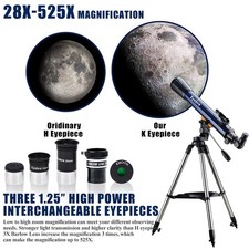 Telescopes for Adults Astronomy 70mm Aperture 700mm Professional Refractor
