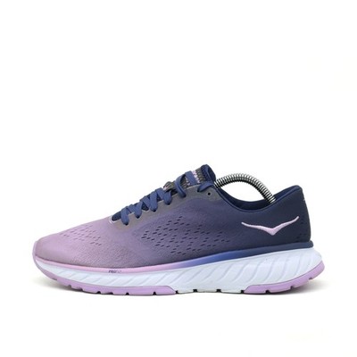 Hoka One Damen Cavu 2 Sportschuh Violett/Blau Mesh ämpfung Laufschuhe EU 40
