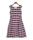TOCCA Dresses PurplexWhite(Check Pattern) 2(Approx. M) 2200718864026