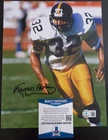 Franco Harris 8x10 Signed AUTO Picture Photo Beckett BAS COA Autograph Steelers
