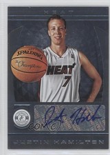 2013-14 Totally Certified Signatures Silver Justin Hamilton #233 Auto u0h
