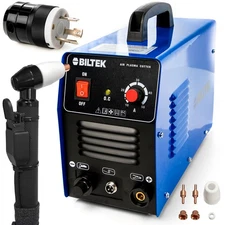 Non-Pilot Arc Torch Portable Electric Plasma Cutter w/ Attached Plug + 220V Plug