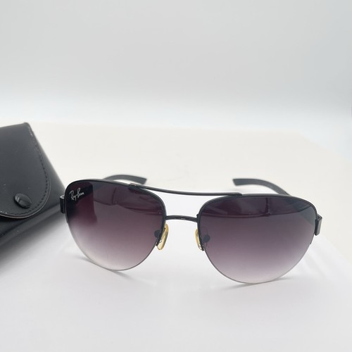 Ray-Ban Pilotenbrille schwarzes Gestell Lavendel Farbverlauf authentisch mit Etui RT7006 - Bild 2 von 16