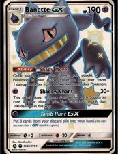 Banette GX Shiny Holo Rare Hidden Fates Shiny Vault SV61/SV94 Psychic Pokemon Ca on eBay