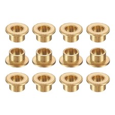 12Pcs Flange Sleeve Bearings 6x8x6mm Self-Lubricating Sintered Bronze Bushings