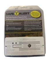 Safe T-Alert Dual Carbon Monoxide and Propane Gas Alarm Model 35-742-WT/12 V