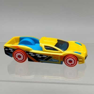 Hot Wheels Hypertruck gelb blau orange Track Builder 1:64 Post Discs 7j