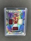 2024 Panini Obsidian Trifecta Swatches Silver 06/99 Jayden Daniels Rookie RC