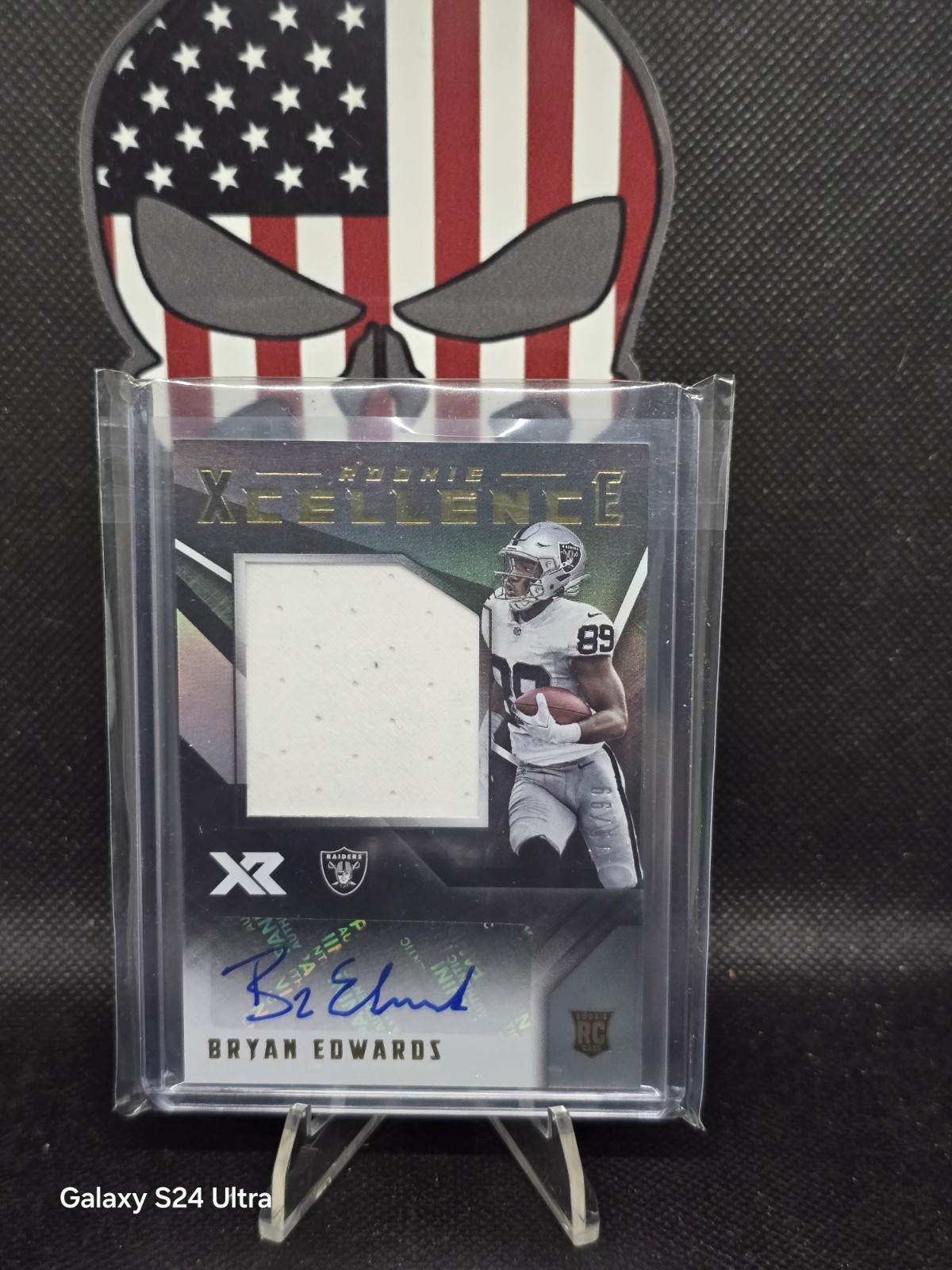 Bryan Edwards Panini XR Rookie Xcellence Autograph Swatches #RXCBE Base