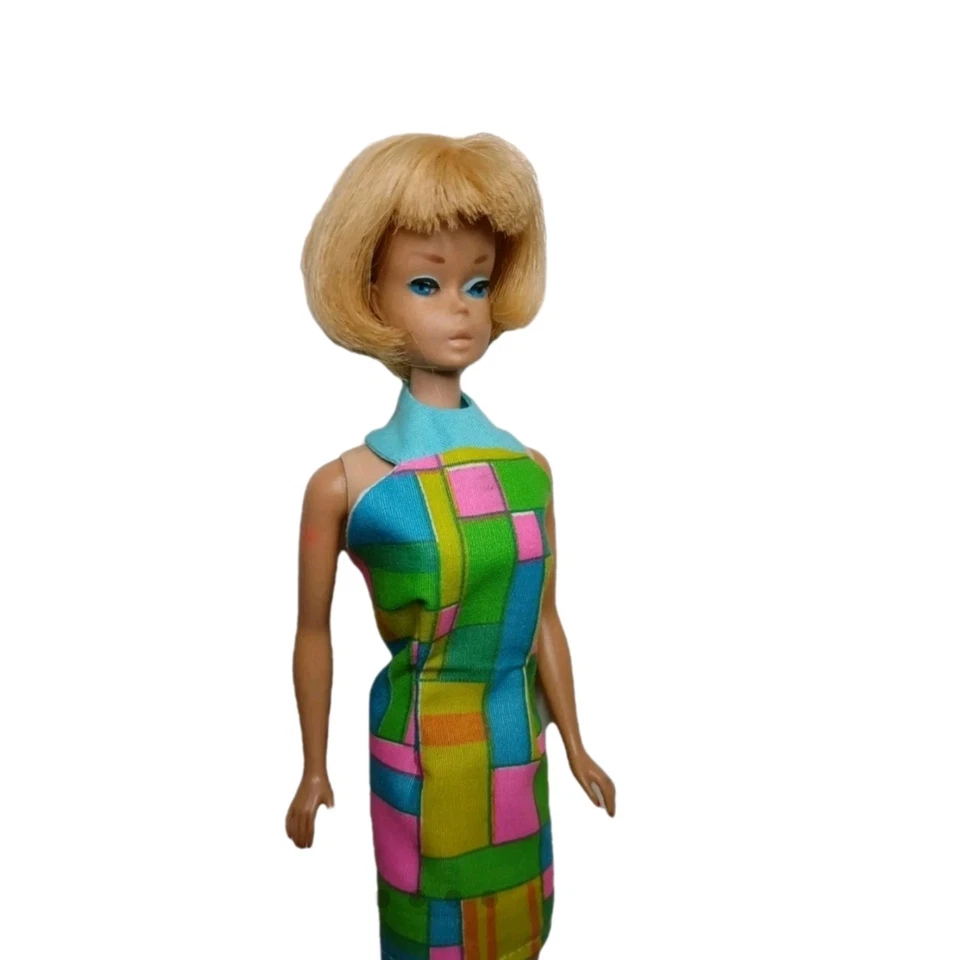 Barbie Partridge High Bright Color Halter Top Dress - Handmade Doll Clothes - Image 3 of 4