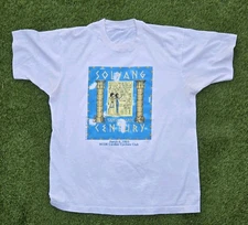 Vintage Cycling Shirt Club White Medium Double Sided Stains Saab Mother's Cookie