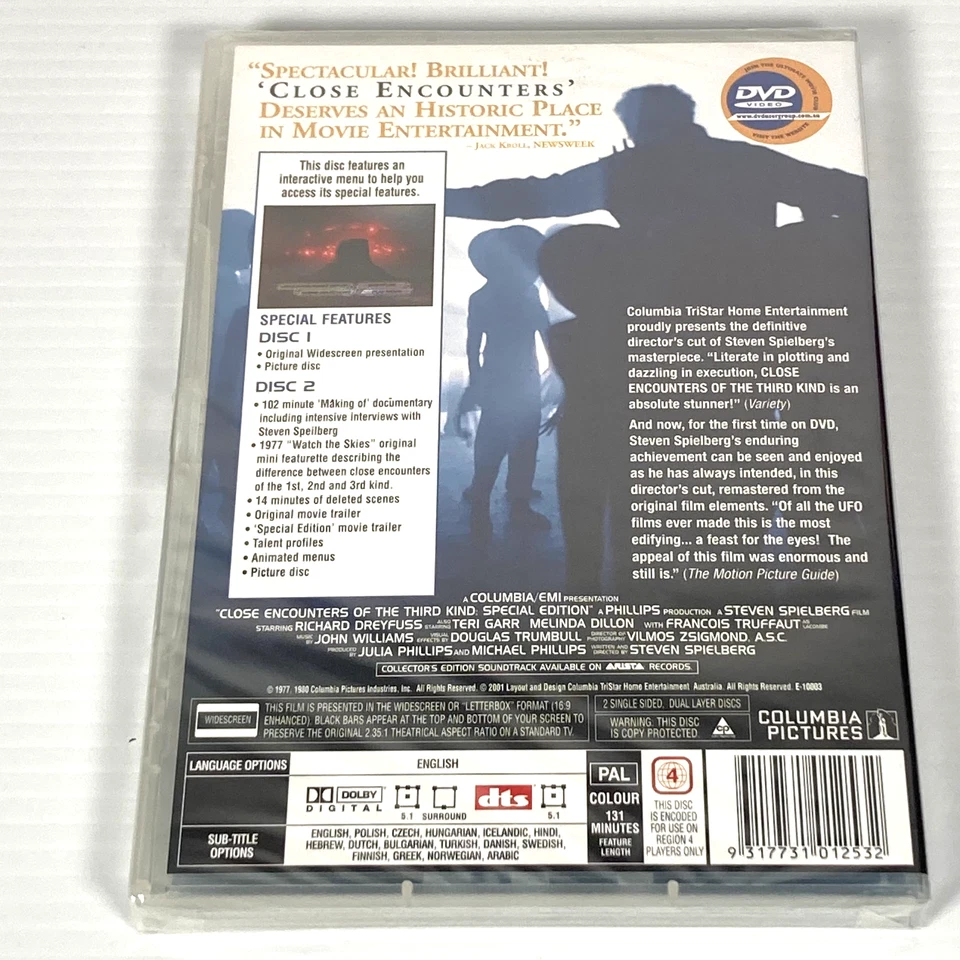 Close Encounters of the Third Kind DVD (2001) 2-Disc Collectors Ed. New & Sealed - Image 2 of 4