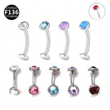 F136 Titanium Floating Belly Button Ring Navel/Belly Stud Belly Piercing Jewelry