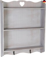 Wandregal Herz HäNgeregal Wandgarderobe Regal Shabby Chic Landhaus Wandboard