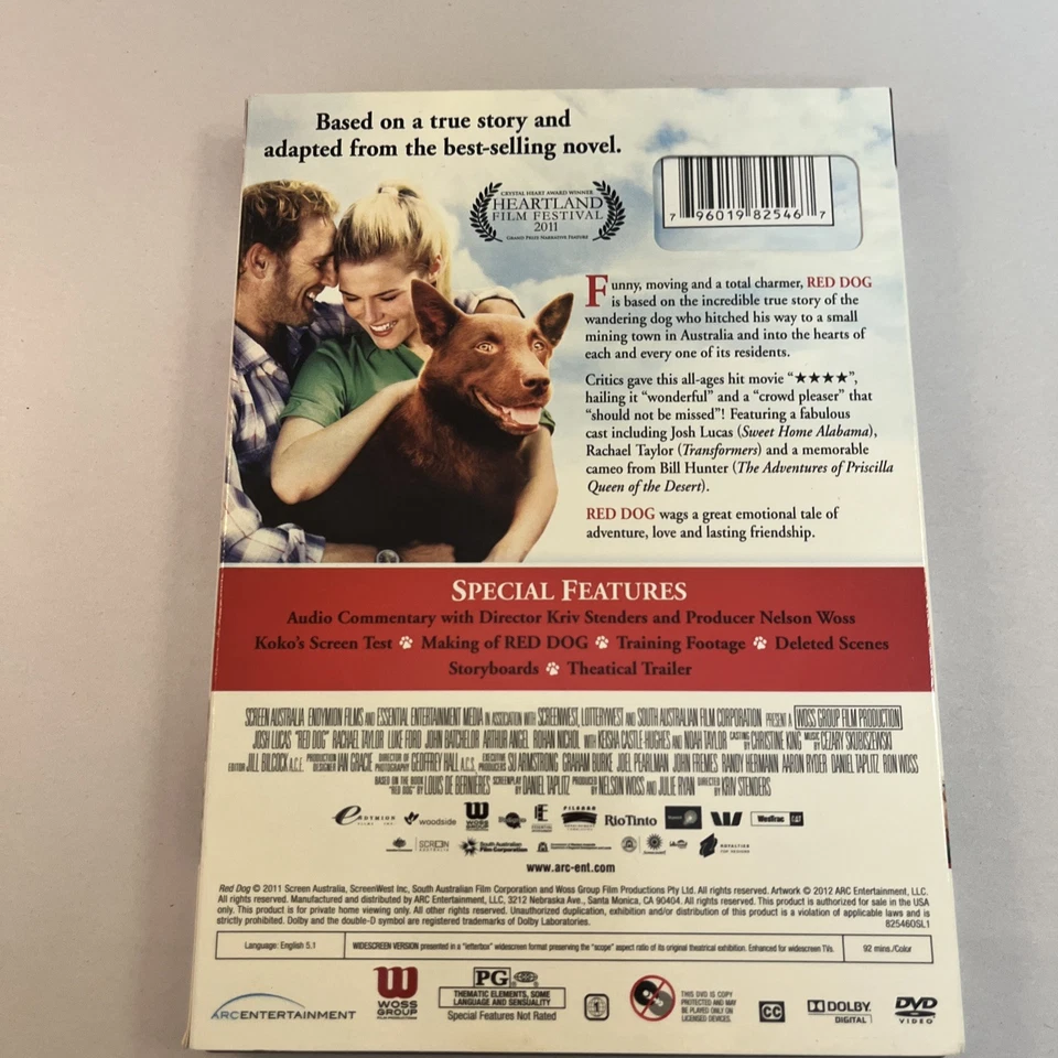 RED DOG DVD Josh Lucas, Rachael Taylor And Introducing KOKO - Image 2 of 4