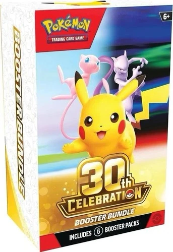 Presale - 3x Pokemon 30th Anniversary Celebration Booster Bundle SHIPS EARLY OCT